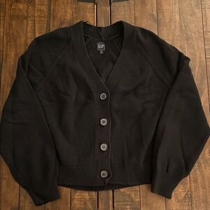 GAP Women's Classic Black Cardigan